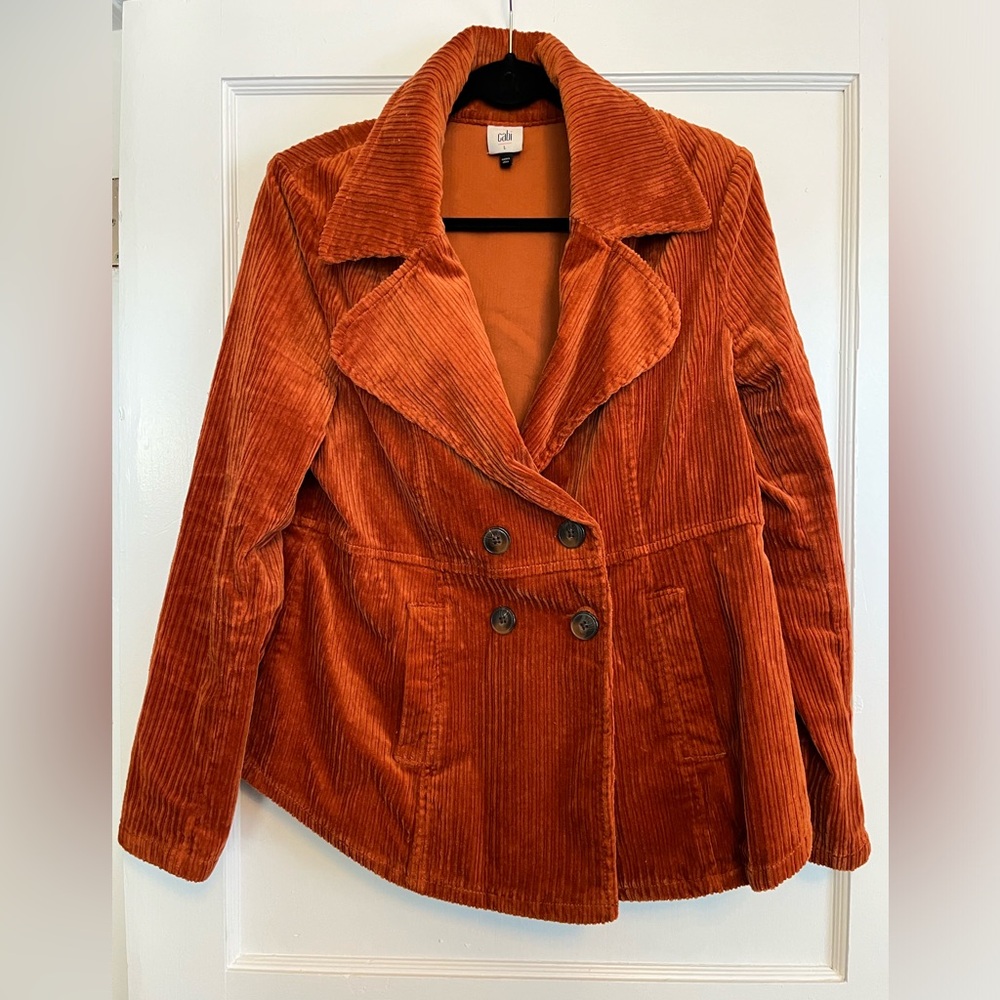 CAbi Rust Professor Peacoat size L